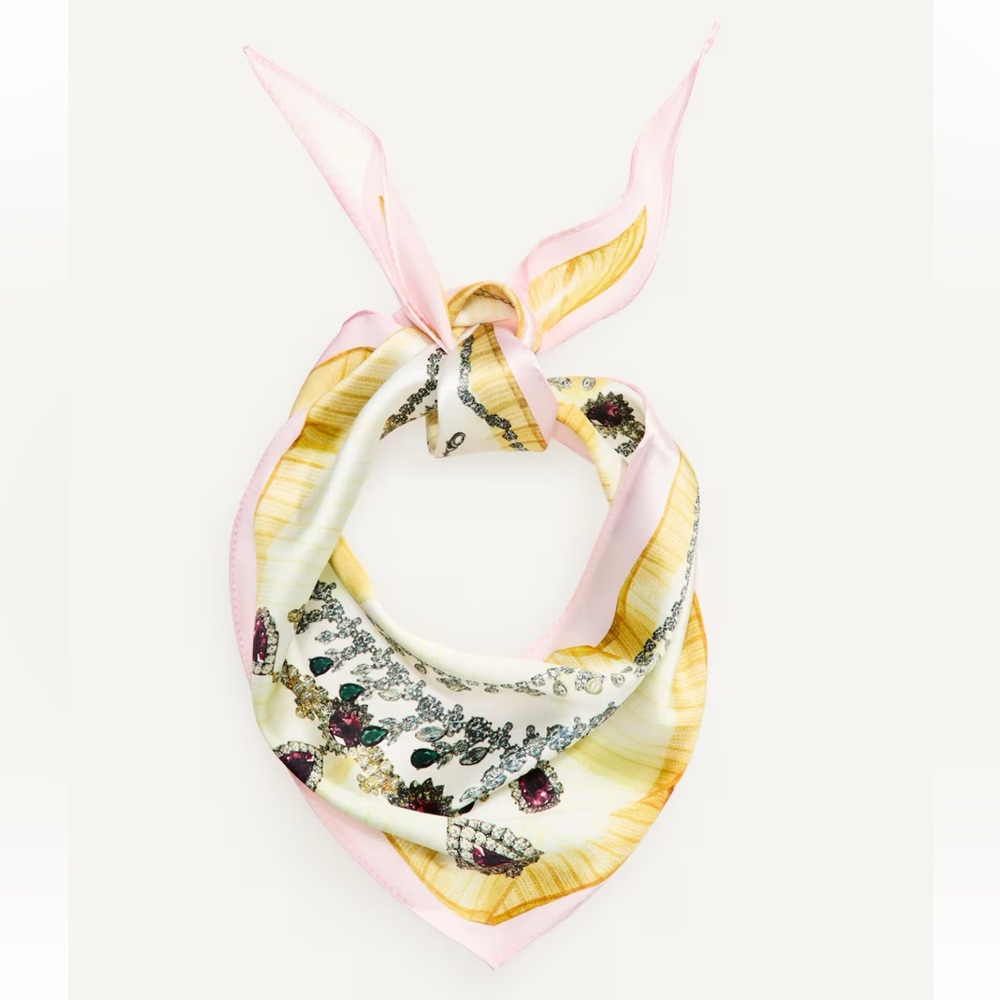 H&M Glen Martens silk scarf